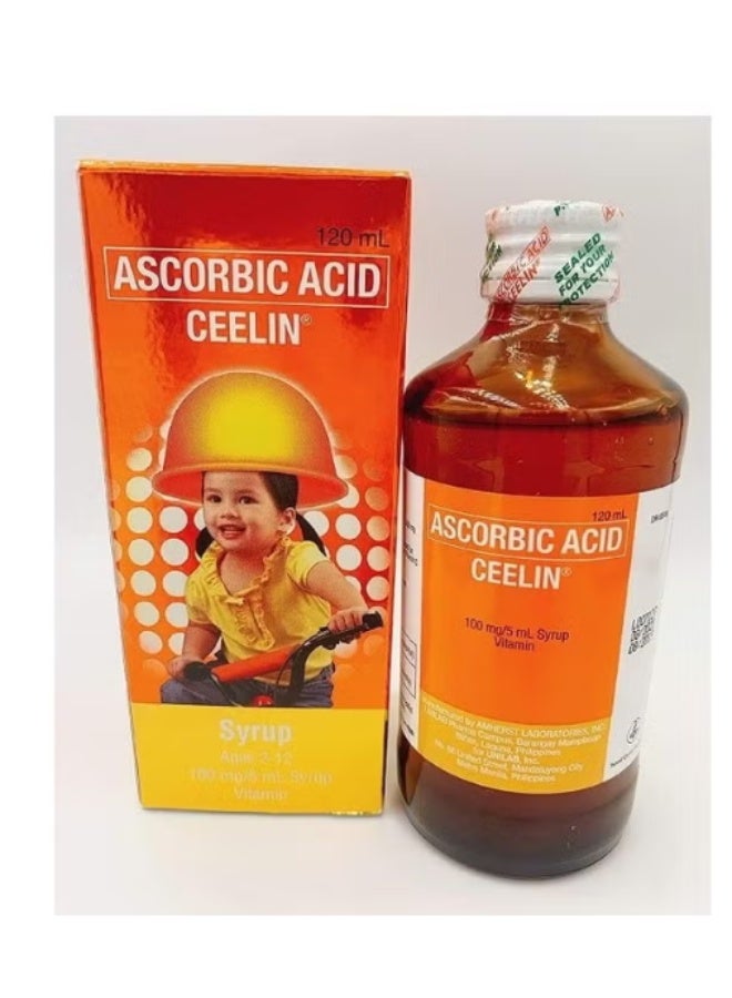 شراب سيلين بحمض الأسكوربيك 120 مل